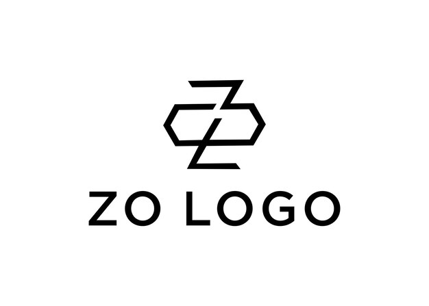 Zo logo ontwerp vectorillustratie
