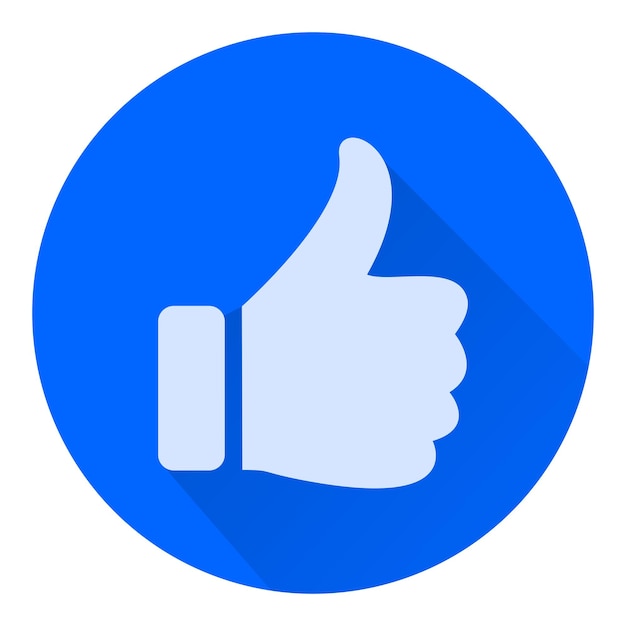 zoals icoon Goedkeuring stemmen duim communicatie vector illustratie vinger