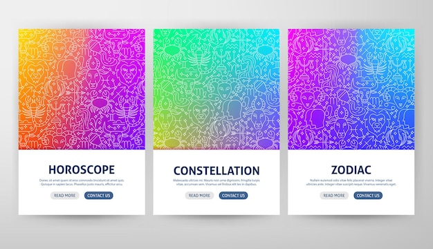 Zodiac flyer concepts