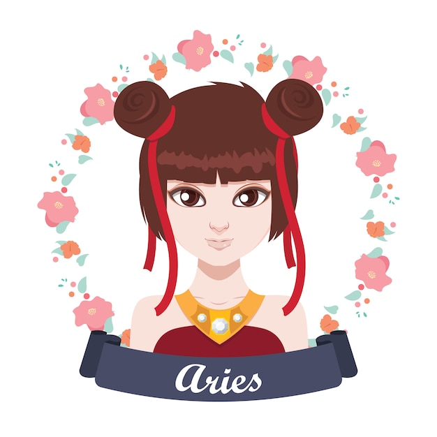 Zodiac sign illustration