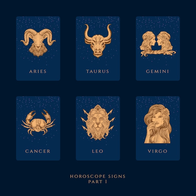 Zodiac signs collection