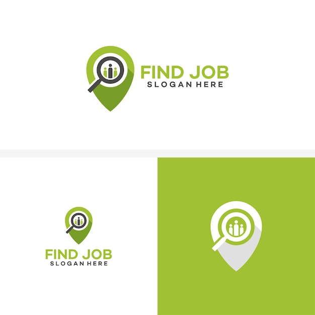 Zoek het Job Point-logo