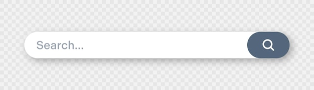Zoekbalk met ronde hoeken internetbrowser met zoekvak adresbalk en tekstveld ui