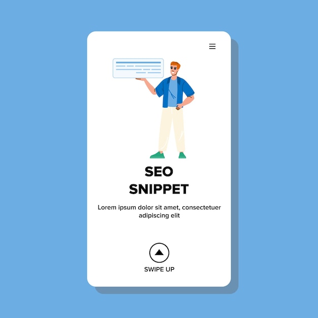 Zoeken naar seo snippet vector