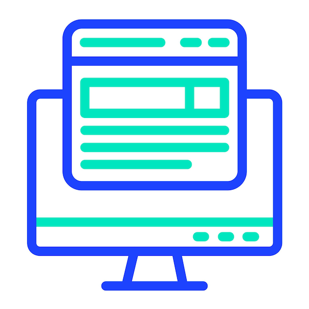 Zoekmachine Vector Icon Design Illustratie