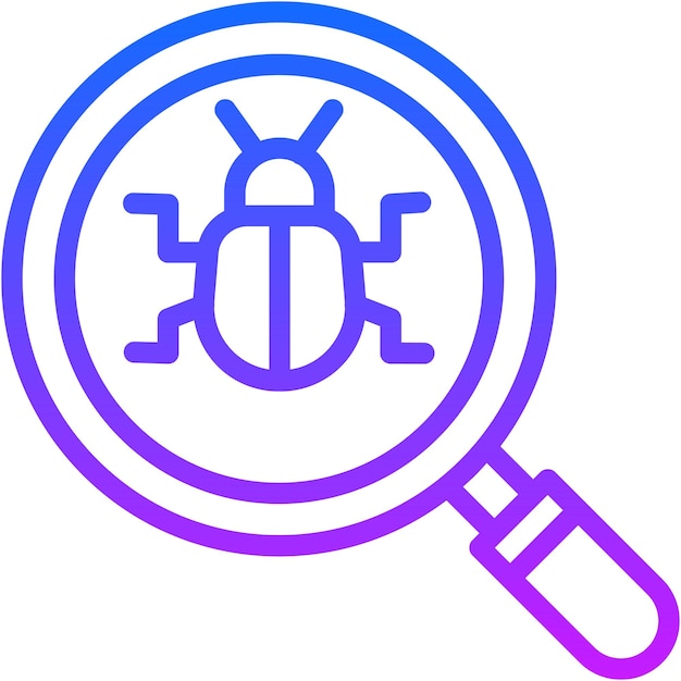 Zoektocht vector bug illustratie