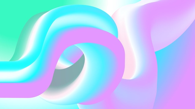 Zoet roze groene pastel ijs BACKGROUND Vloeibare vloeistof Abstracte achtergrond met vloeibare vormen