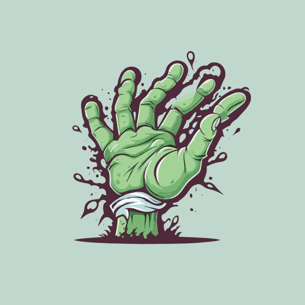 Zombie cartoon vector