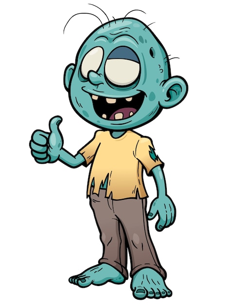 Zombie cartoon