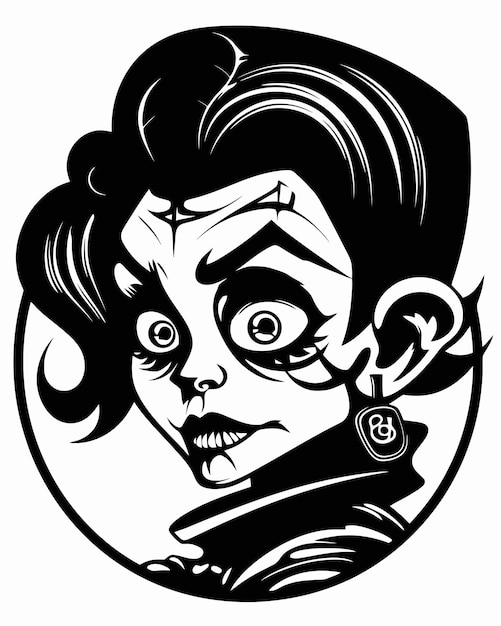 zombie girl logo