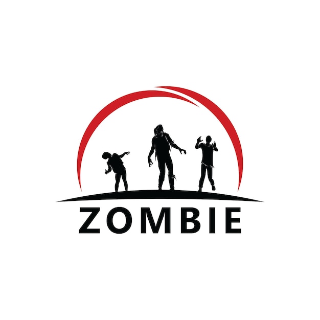 Zombie Logo sjabloon ontwerp Vector