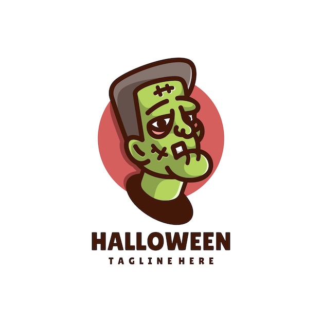 Vettore logo zombi