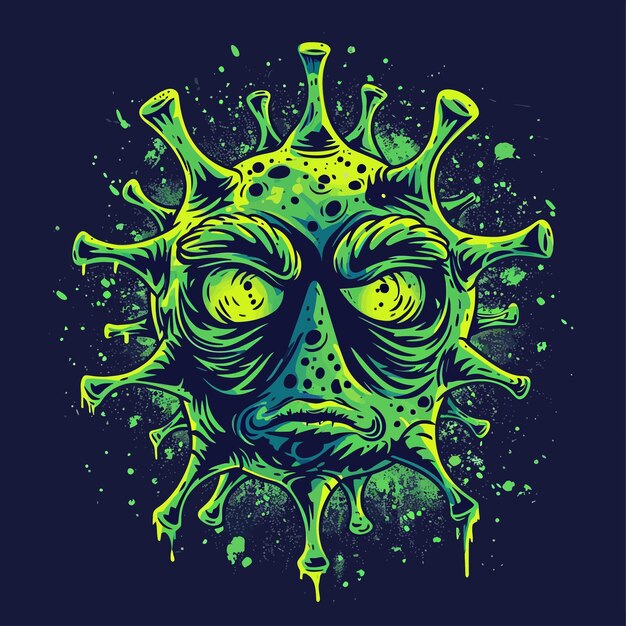 Vector zombie t shirt design