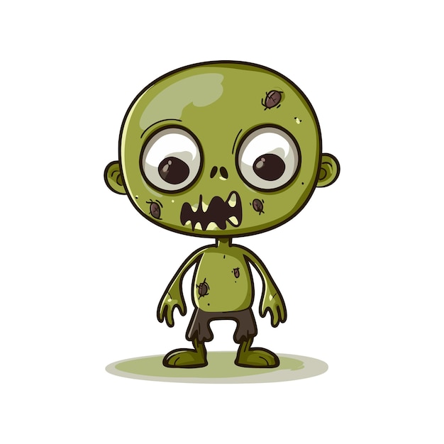 Zombie Vector Design Halloween Clipart