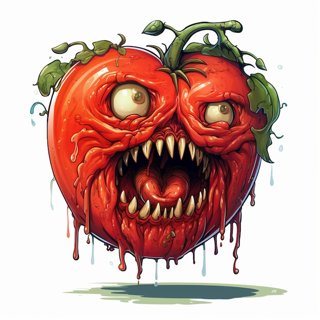 Zombie Vegetable Fruit Tomato