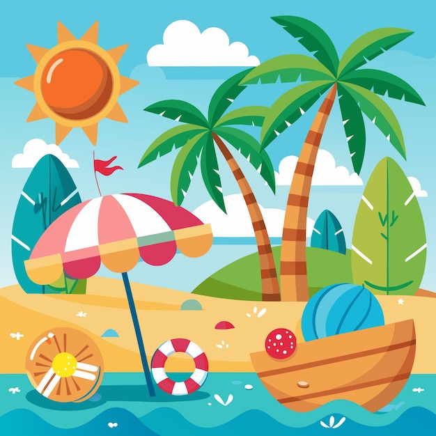 zomer achtergrond