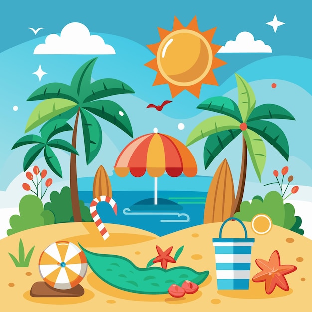 zomer achtergrond