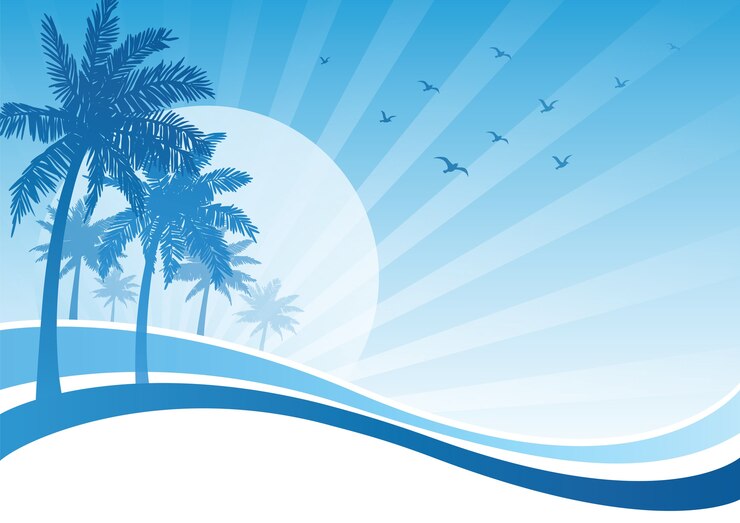 Vector zomer achtergrond
