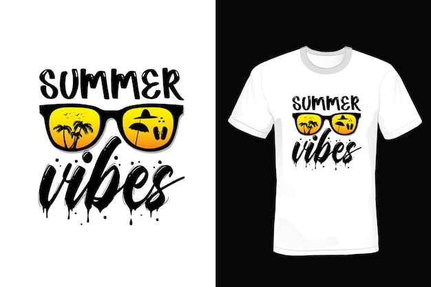 Zomer T-shirt ontwerp typografie vintage