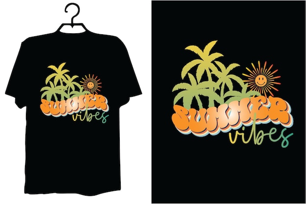 Zomer t-shirt ontwerp vector