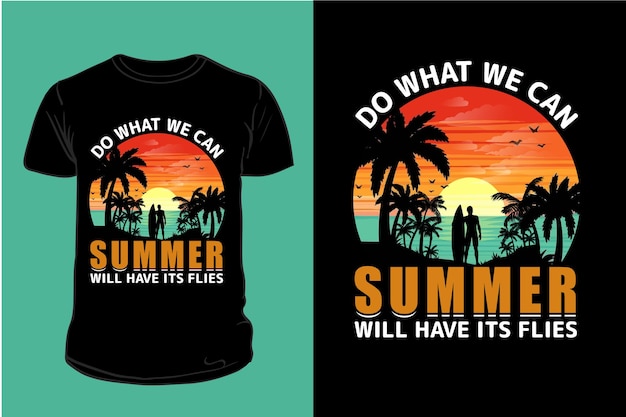 Zomer t-shirt ontwerp