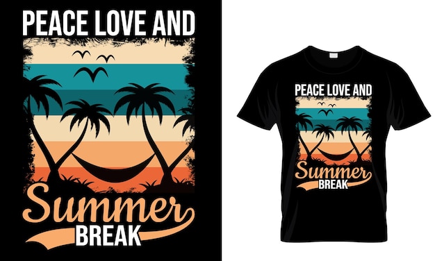 zomer t-shirt ontwerp