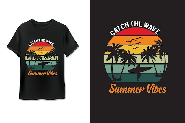 zomer t-shirt ontwerp