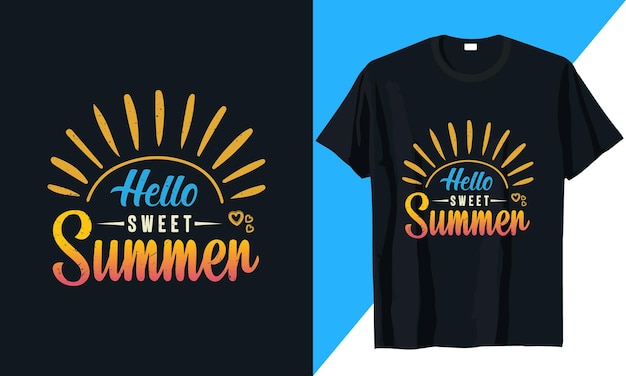 Zomer tshirt ontwerp vector voor zomervakantie