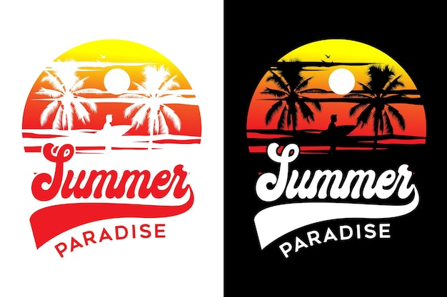 Zomer tshirt ontwerp zomer strandvakantie tshirts zomer surfen tshirt vector ontwerp