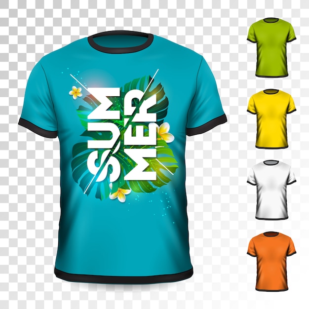 Vector zomer vakantie t-shirt ontwerp