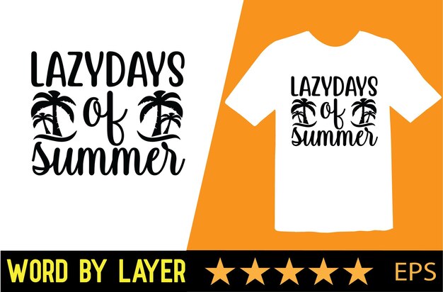 Zomer vector t-shirt ontwerp