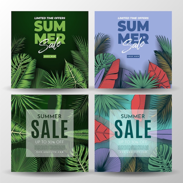 Zomer verkoop banner