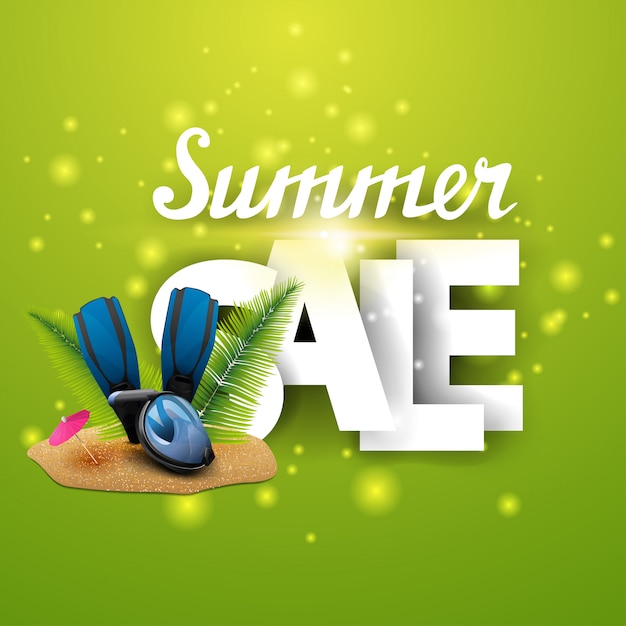 Zomer verkoop banner