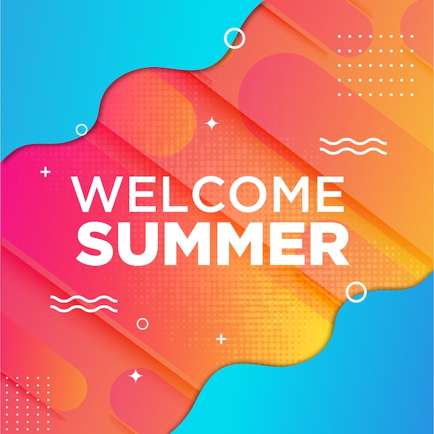 zomer verkoop sjabloon voor spandoek
