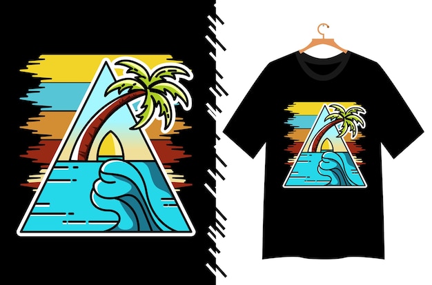 Zomer vibes vector t-shirt ontwerp