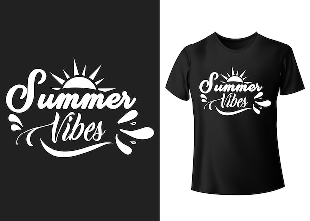 Zomer Vives typografie tshirt grafische vectoren