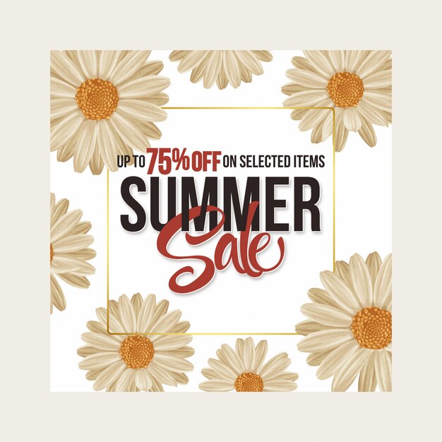 Zomeruitverkoop banner.