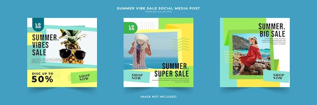 Zomeruitverkoop sociale media plaatsen