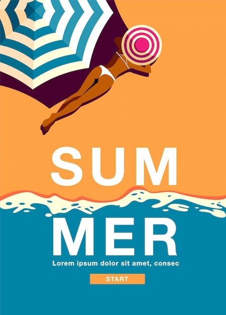 Zomervakantie banner