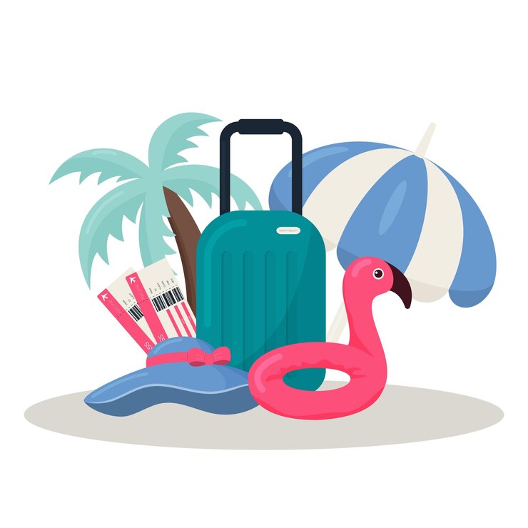 Vector zomervakantie illustraties