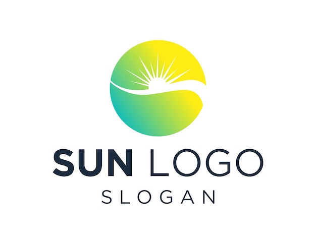 Zon logo ontwerp