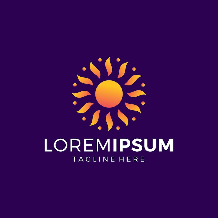 Zon Logo oranje kleur