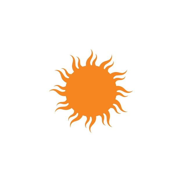 Zon Logo Pictogram Vectorillustratie