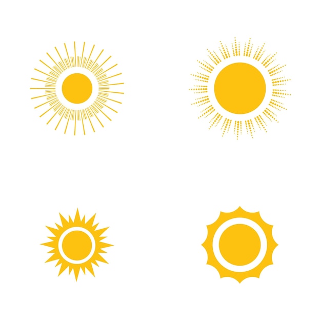 Zon Vector illustratie Icon