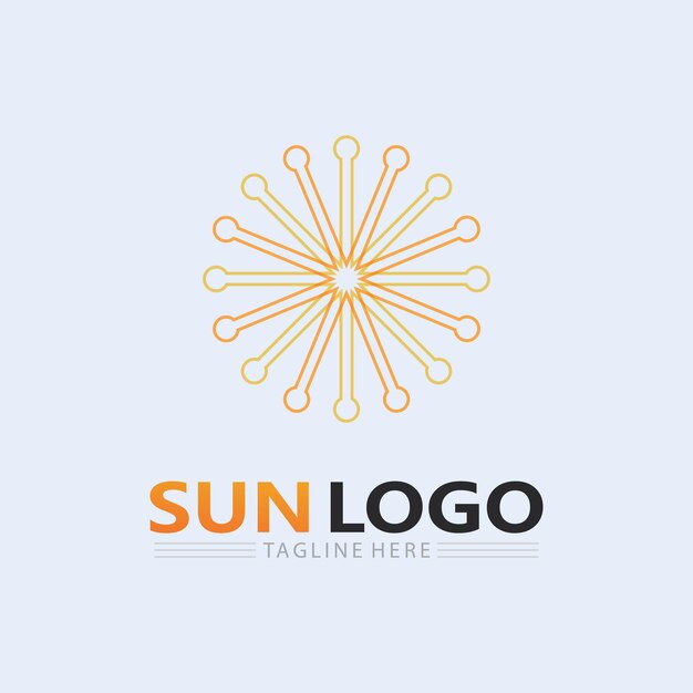 Zon Vector illustratie Icon