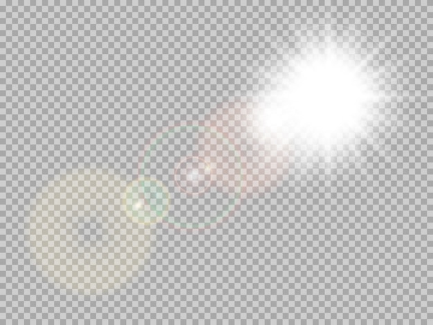 Vector zonlicht speciale lensflare.