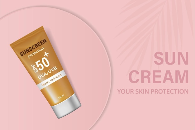 Zonnebrandcosmetica banner