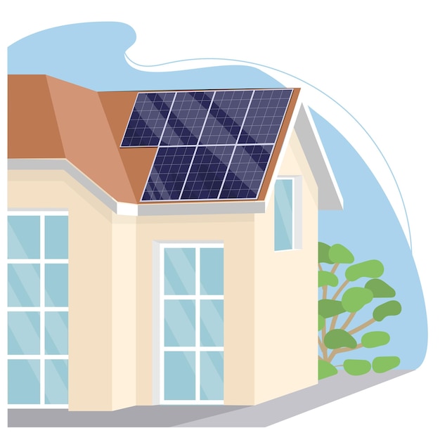 Zonnepanelen op het dak Hernieuwbare energie Zonne-energiecentrale