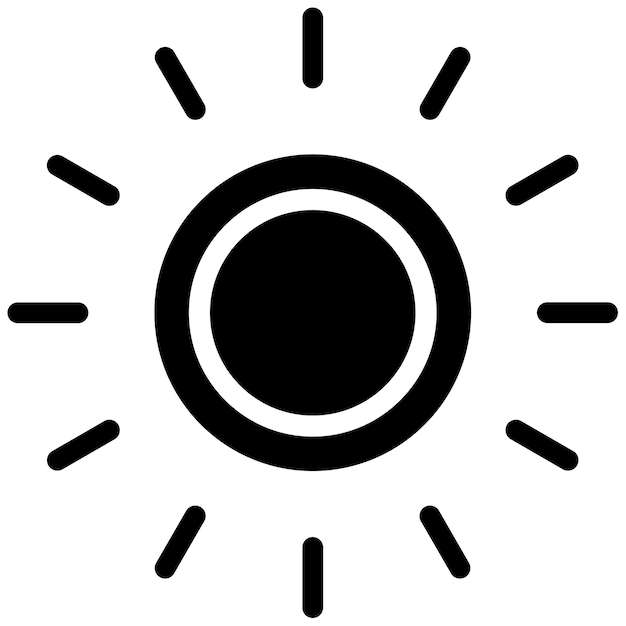 Zonnevectorillustratie