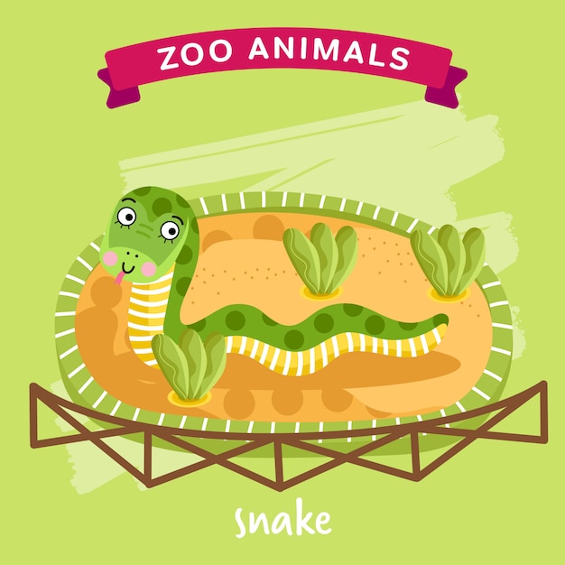 Zoo animal, snake